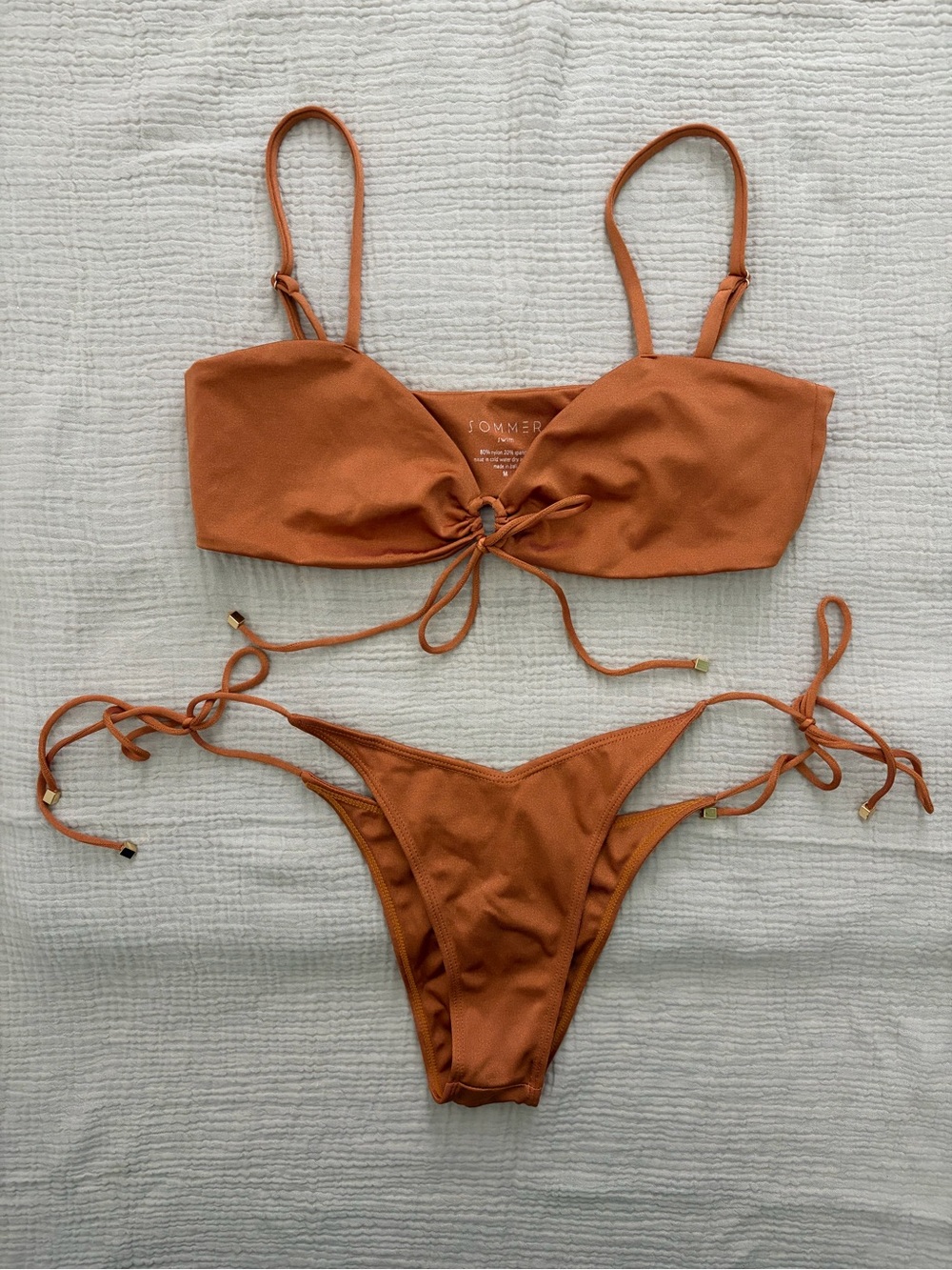 Sommer Swim Ginger Tie-Front Bikini Set